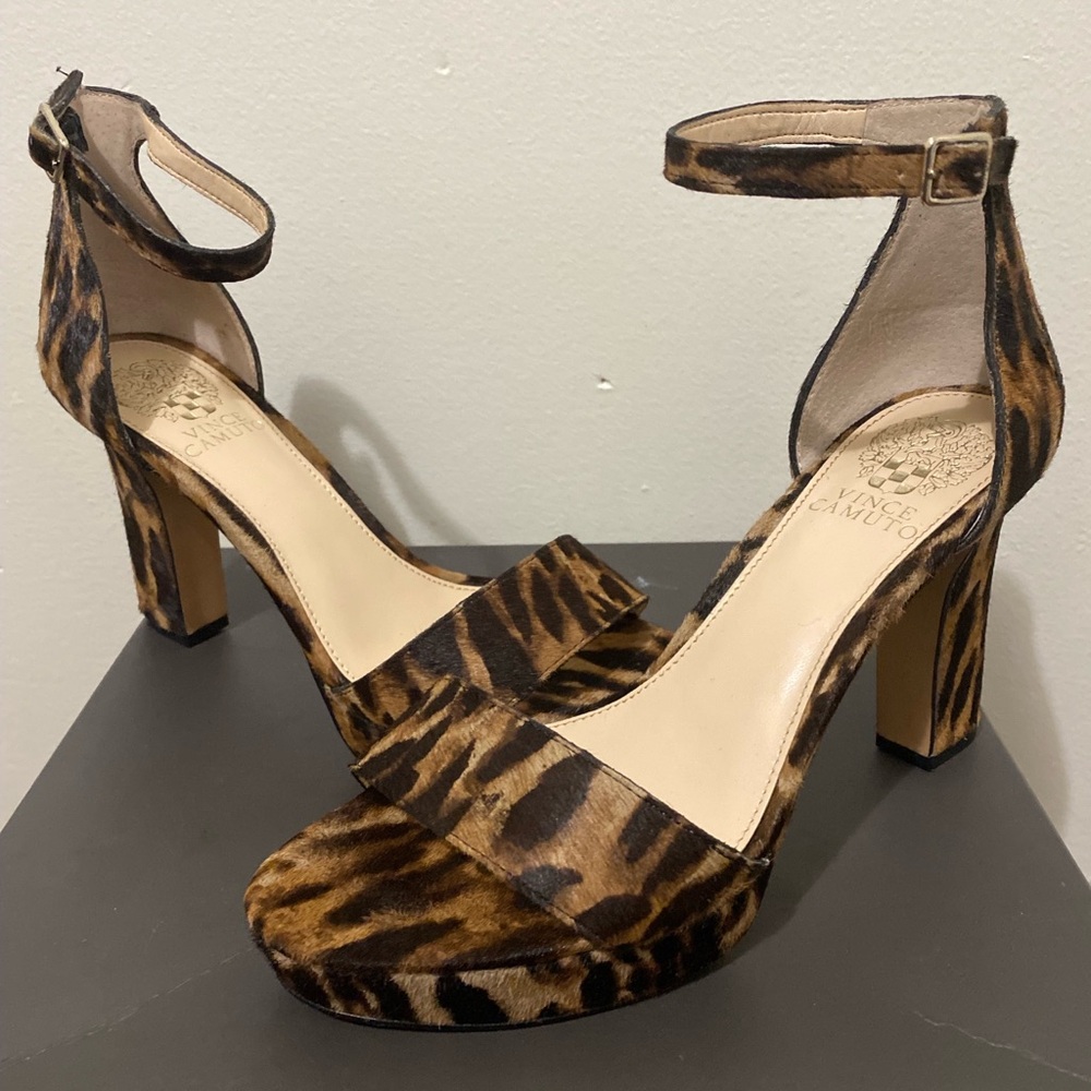 Vince Camuto Women's Leopard Print Heels